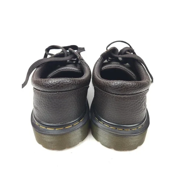 Dr. Martens Oxford Men's 8 M Brown Leather Ashfeld Air Cushion Sole AW004 - Picture 9 of 11